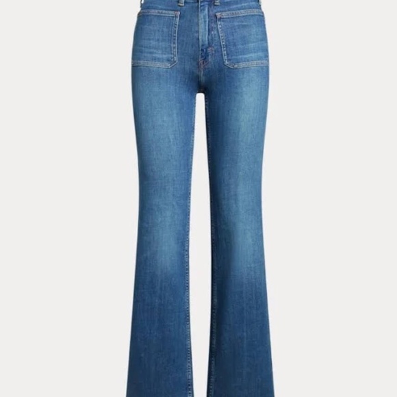 NWT Lauren Ralph Lauren Women's Jeans High Rise Boot Cut Jeans 14 - Picture 14 of 16